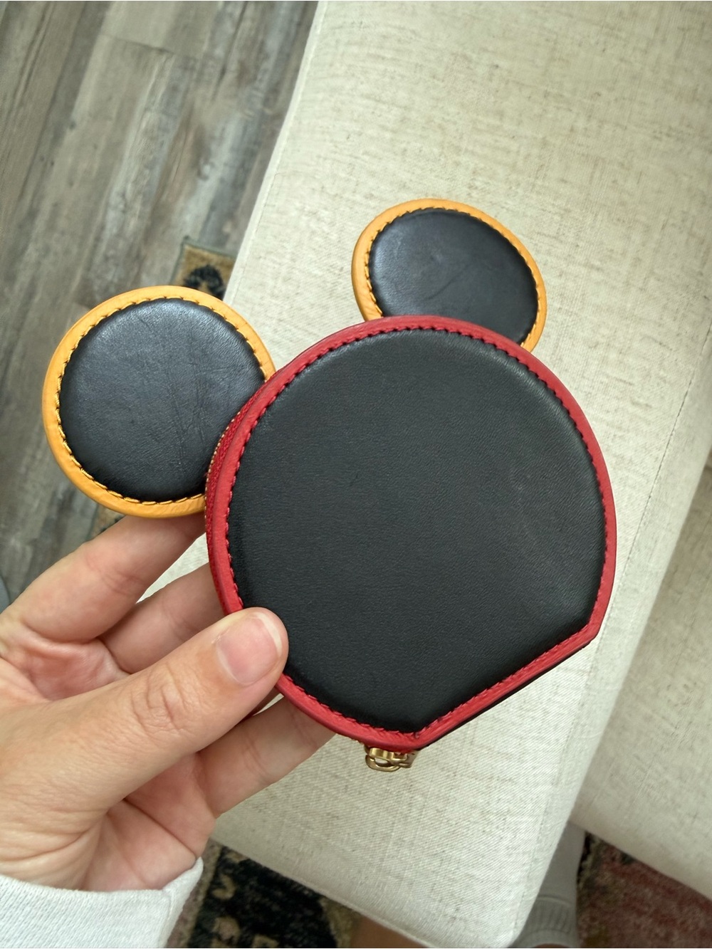 Coach Disney Mickey Mouse X Keith Haring Coin Case - Picture 3 of 10